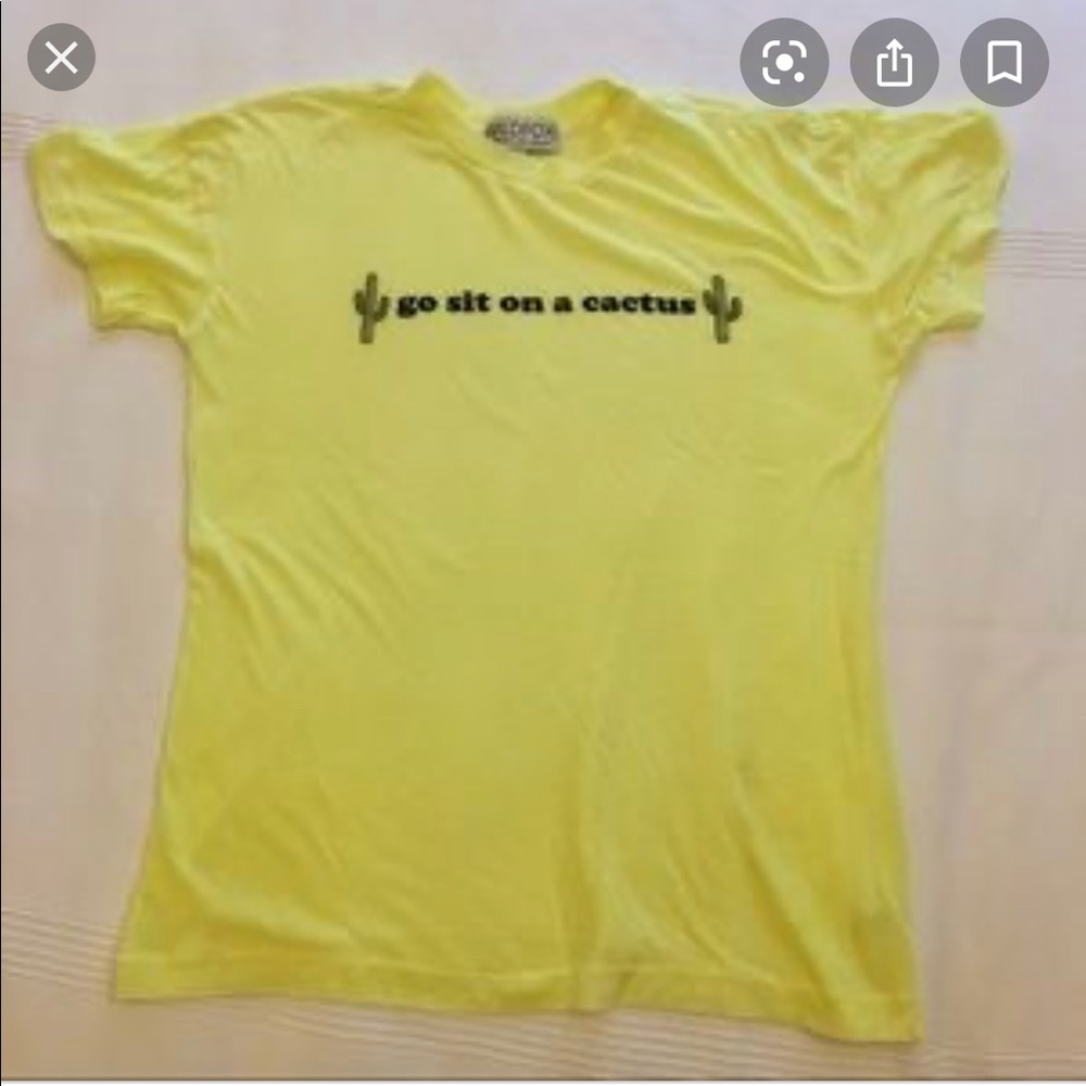 ISO WILDFOX NEON YELLOW GOSITONACACTUS SHIRT